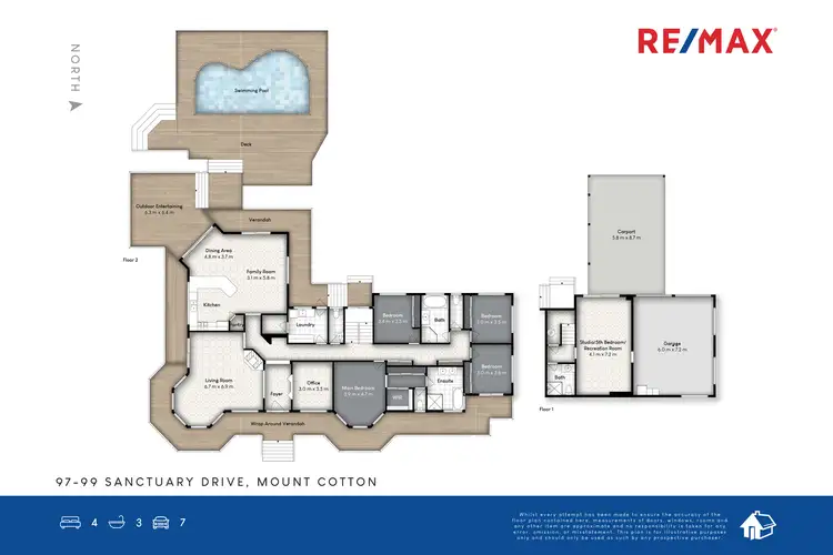 Floorplan of Homely house listing, 97-99 Sanctuary Drive, Mount Cotton QLD 4165