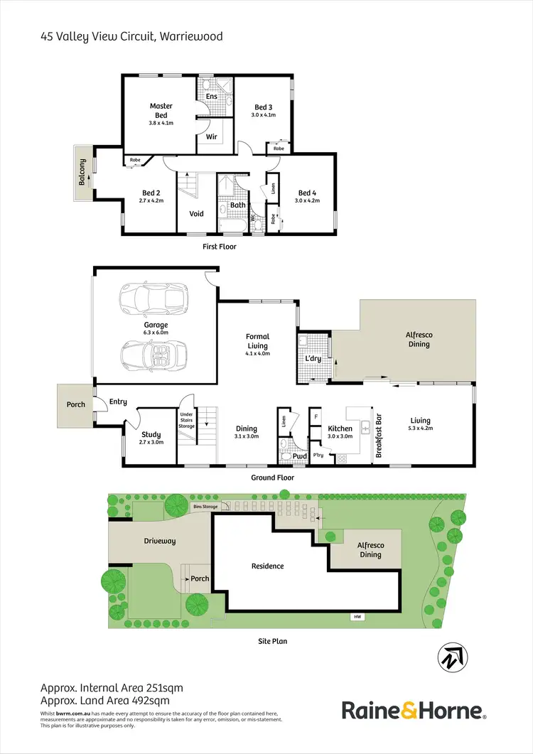 Floorplan of Homely house listing, 45 Valley View Circuit, Warriewood NSW 2102