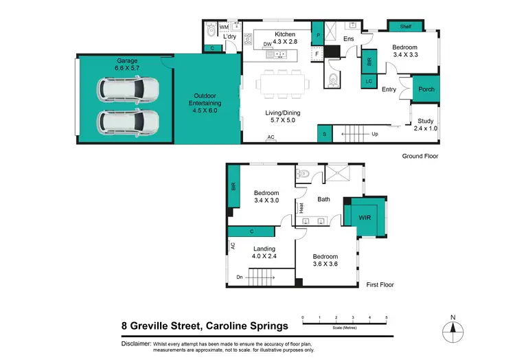 Floorplan of Homely house listing, 8 Greville Street, Caroline Springs VIC 3023
