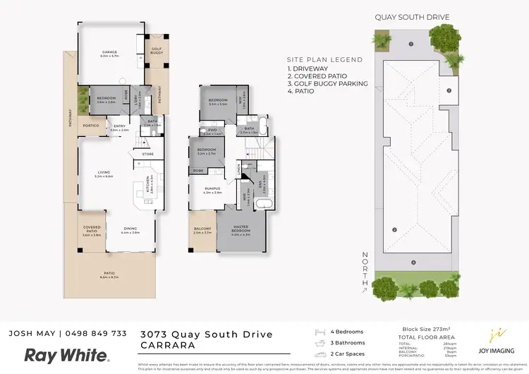 Floorplan of Homely house listing, 3073 Quay South Drive, Carrara QLD 4211