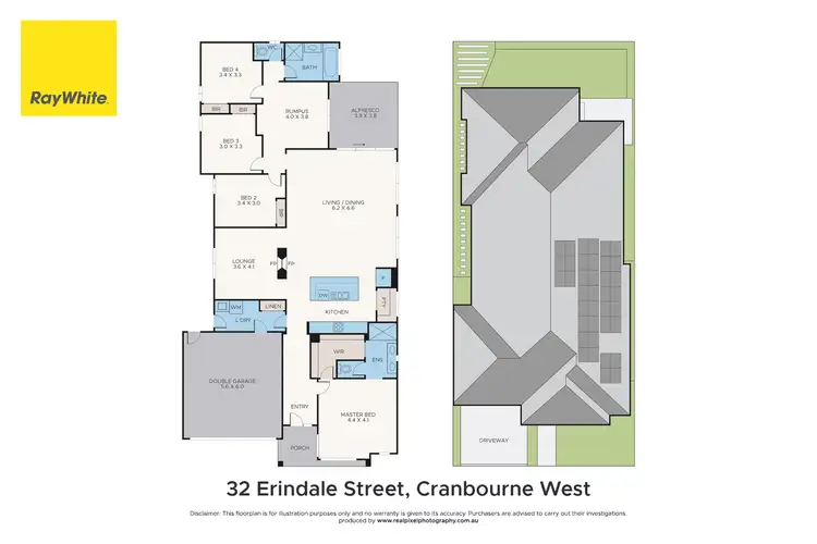 Floorplan of Homely house listing, 32 Erindale Street, Cranbourne West VIC 3977