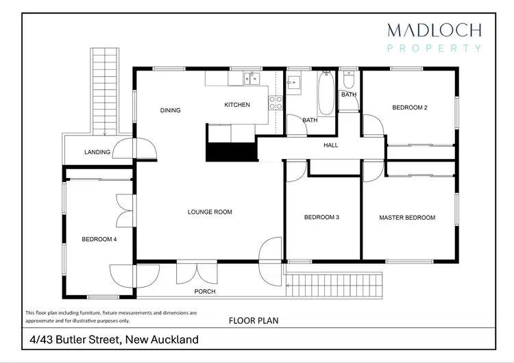 Floorplan of Homely house listing, 4/43 Butler Street, New Auckland QLD 4680