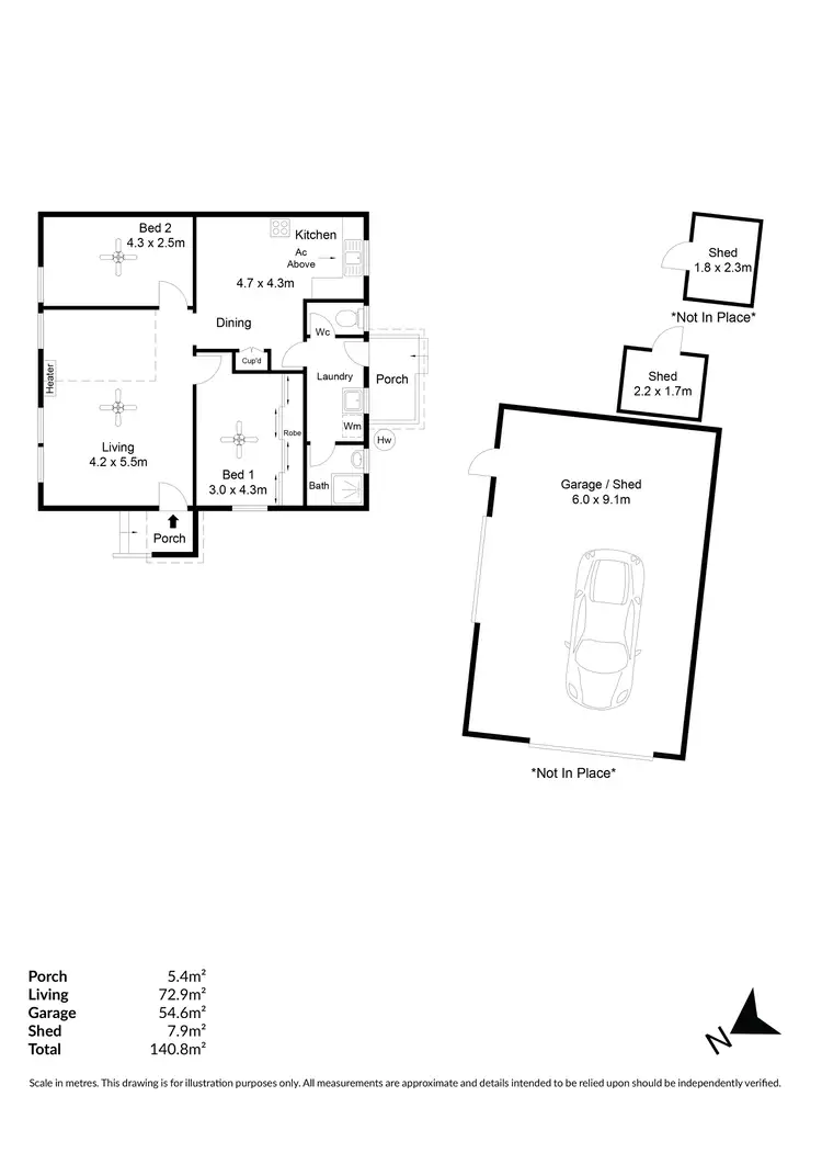Floorplan of Homely house listing, 7 Stormore Street, Davoren Park SA 5113