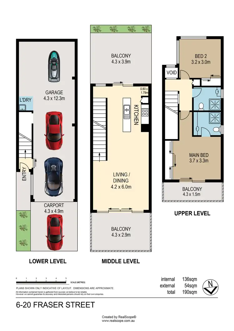 Floorplan of Homely townhouse listing, 6/20 Fraser Street, Morningside QLD 4170