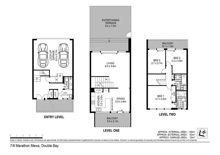 Floorplan of Homely townhouse listing, 7/9 Marathon Mews, Double Bay NSW 2028
