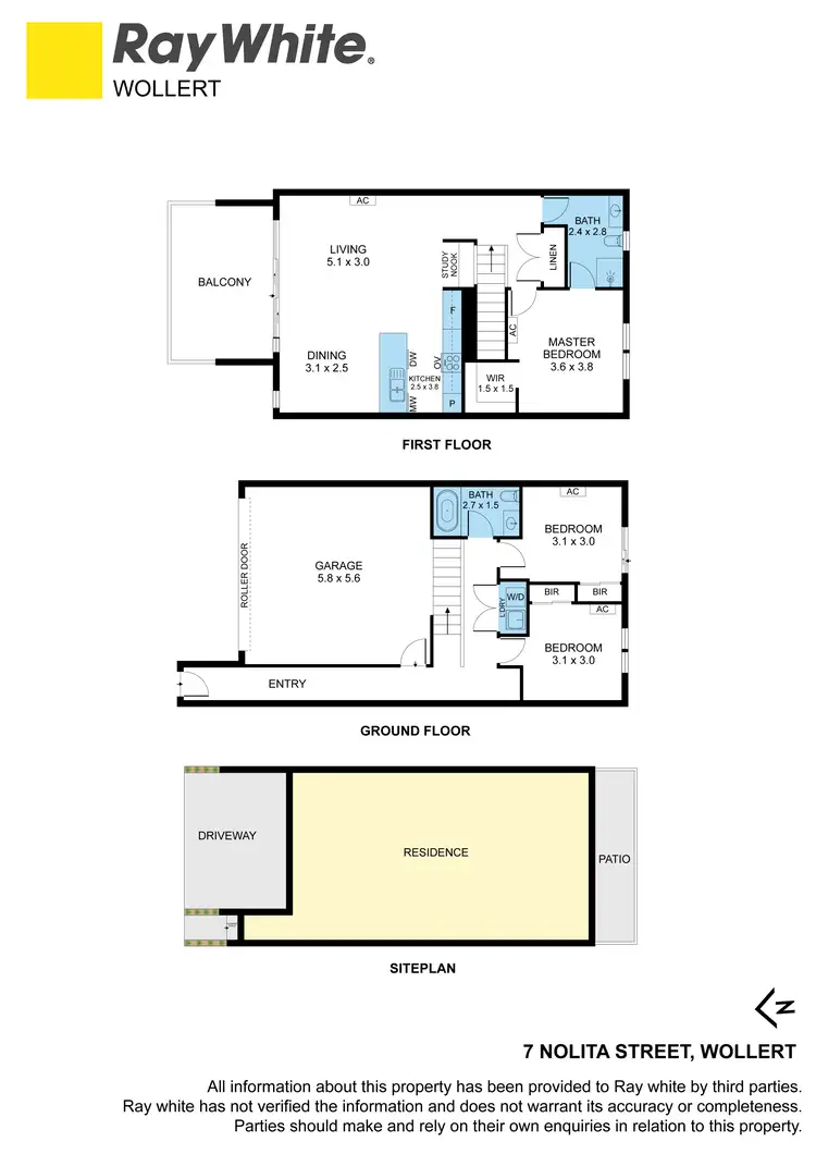 Floorplan of Homely townhouse listing, 7 Nolita Street, Wollert VIC 3750