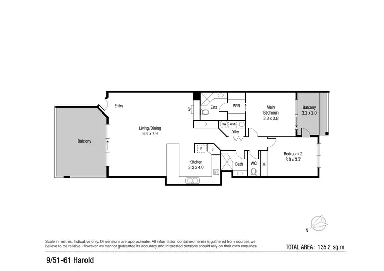 Floorplan of Homely house listing, 9/51-61 Harold Street, West End QLD 4810