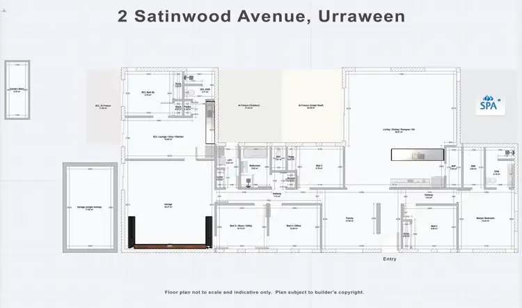 Floorplan of Homely house listing, 2 Satinwood Avenue, Urraween QLD 4655