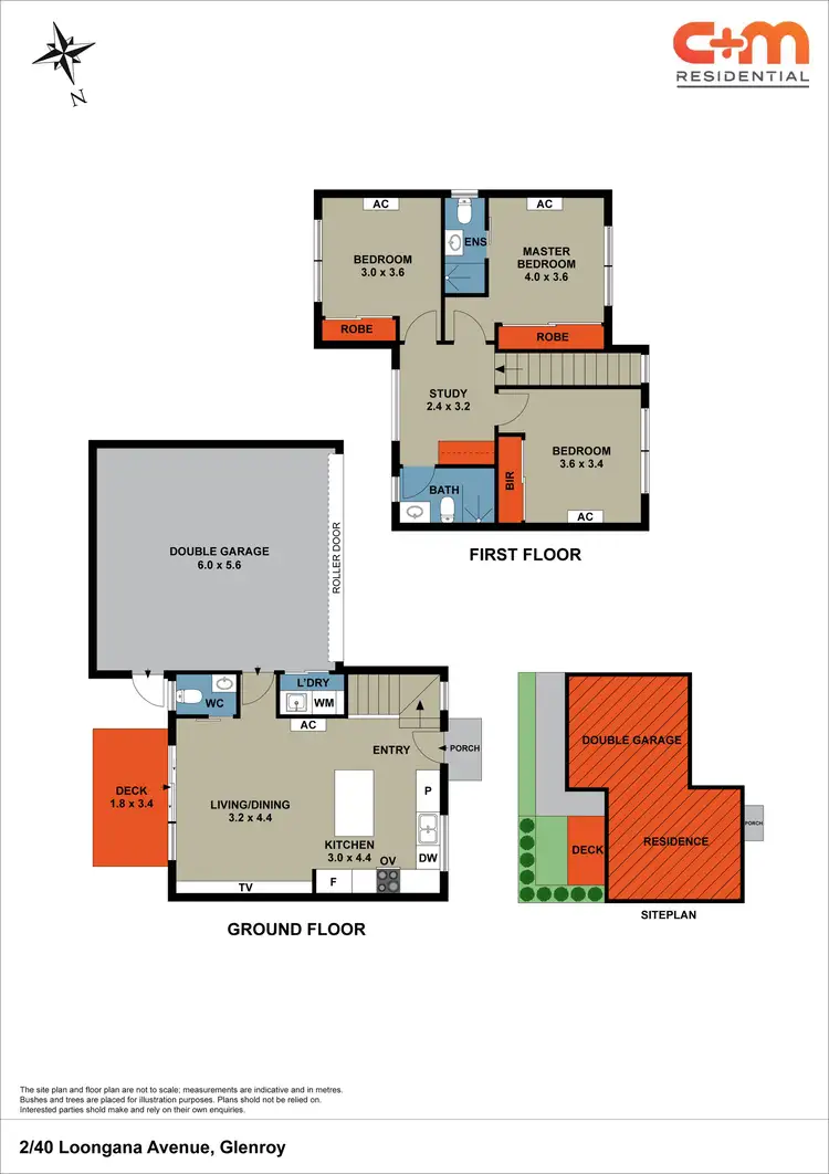 Floorplan of Homely townhouse listing, 2/40 Loongana Avenue, Glenroy VIC 3046