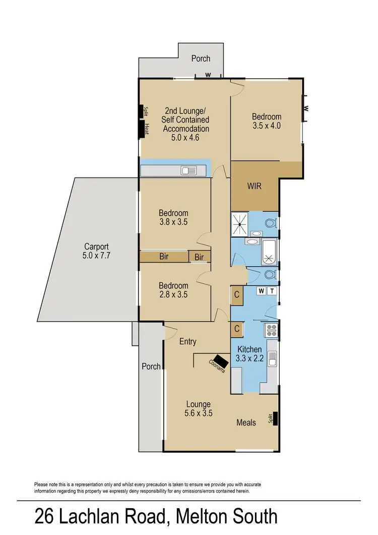 Floorplan of Homely house listing, 26 Lachlan Road, Melton South VIC 3338