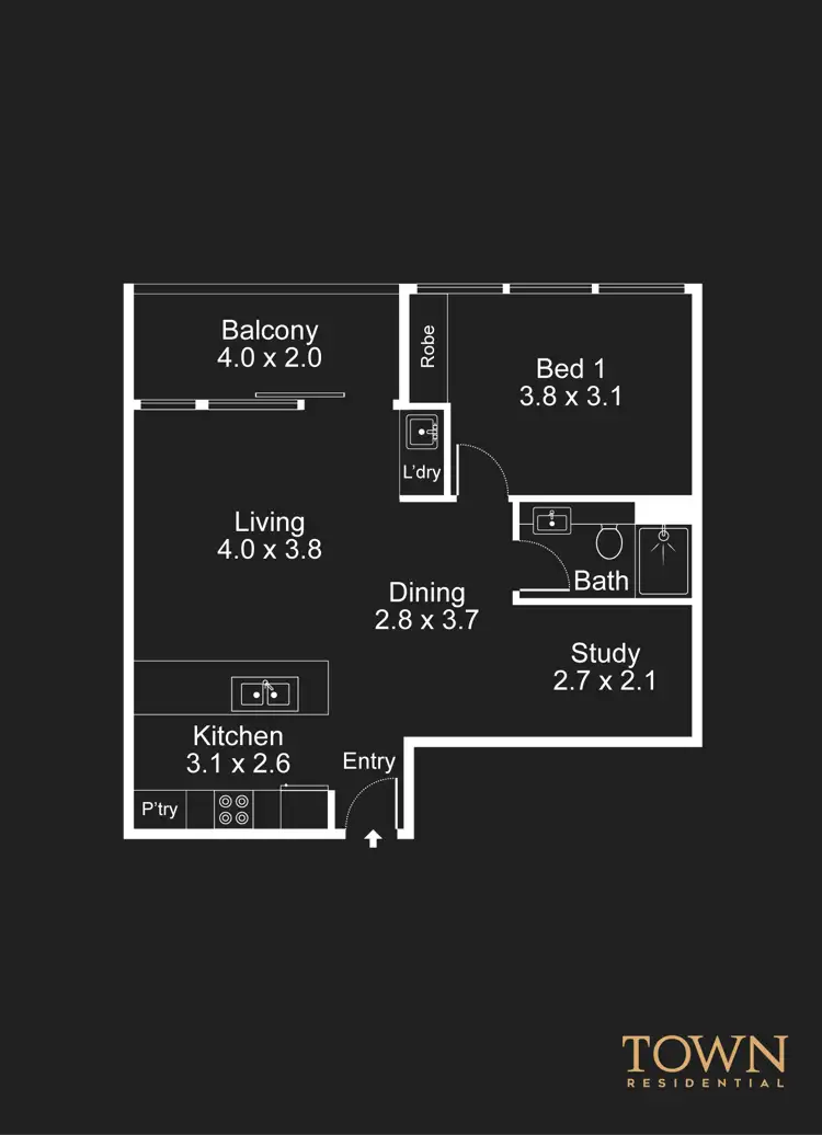 Floorplan of Homely apartment listing, 30/122 Macarthur Avenue, Turner ACT 2612