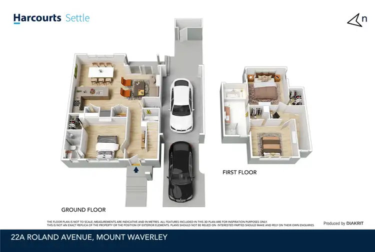 Floorplan of Homely townhouse listing, 22A Roland Street, Mount Waverley VIC 3149
