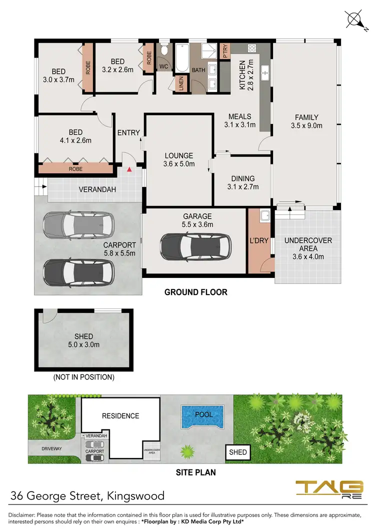 Floorplan of Homely house listing, 36 George Street, Kingswood NSW 2747