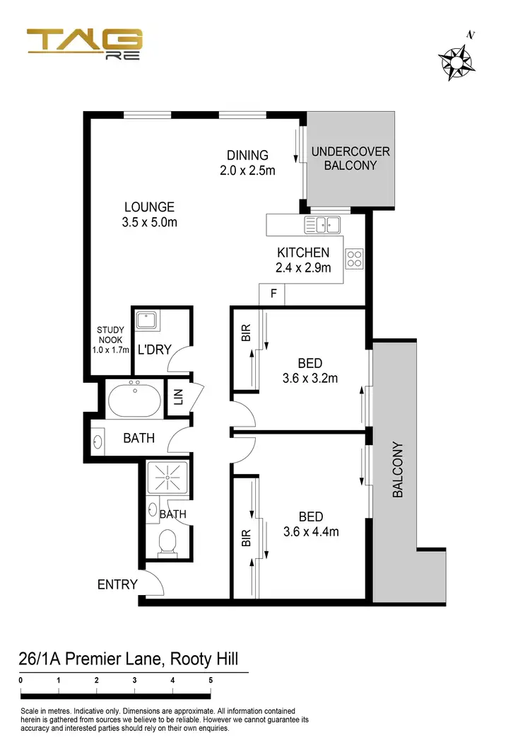 Floorplan of Homely unit listing, 26/1A Premier Lane, Rooty Hill NSW 2766