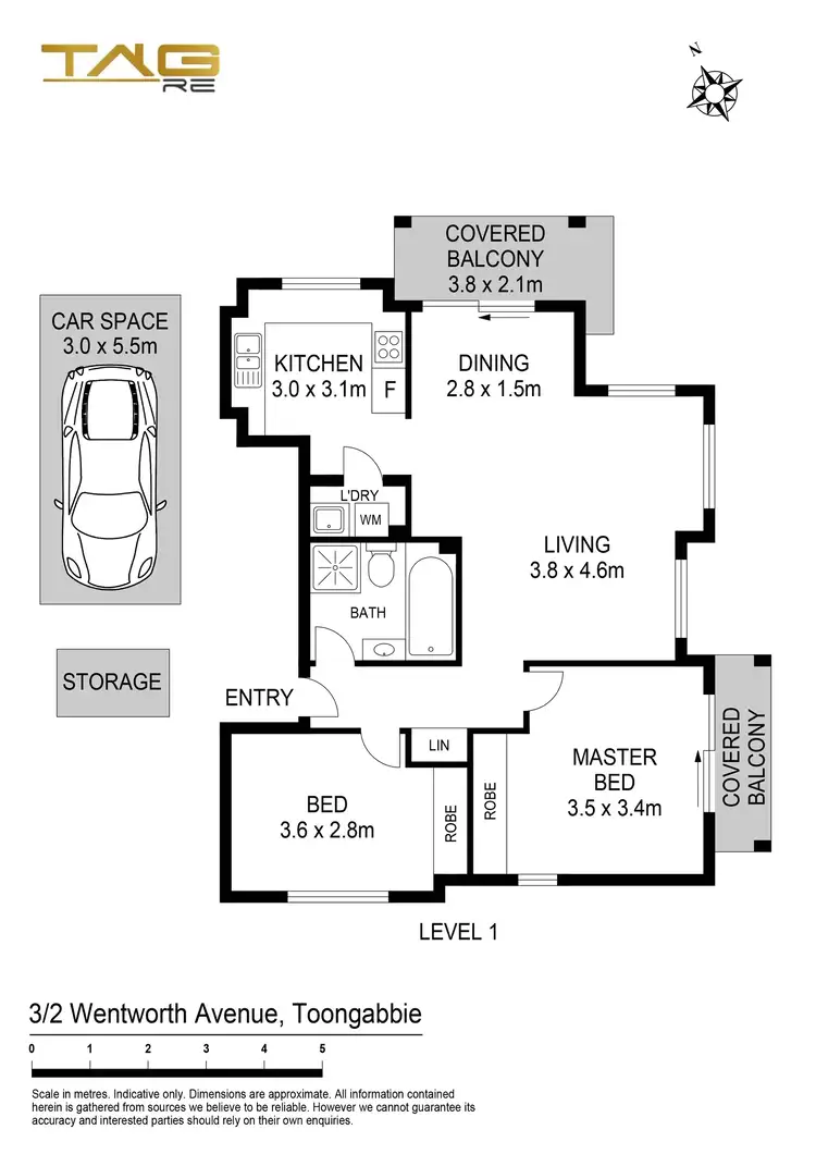 Floorplan of Homely unit listing, 3/2 Wentworth Avenue, Toongabbie NSW 2146