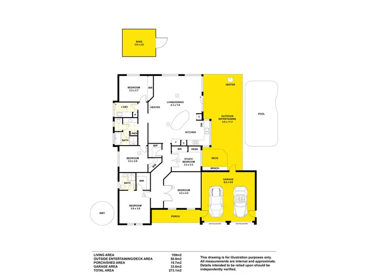 Floorplan of Homely house listing, 80 Dalkeith Road, Seaford Rise SA 5169