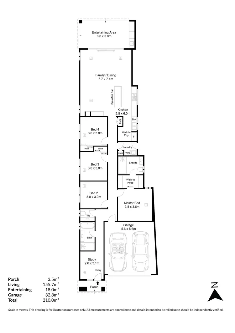 Floorplan of Homely house listing, 15B Greenknoll Avenue, Rostrevor SA 5073