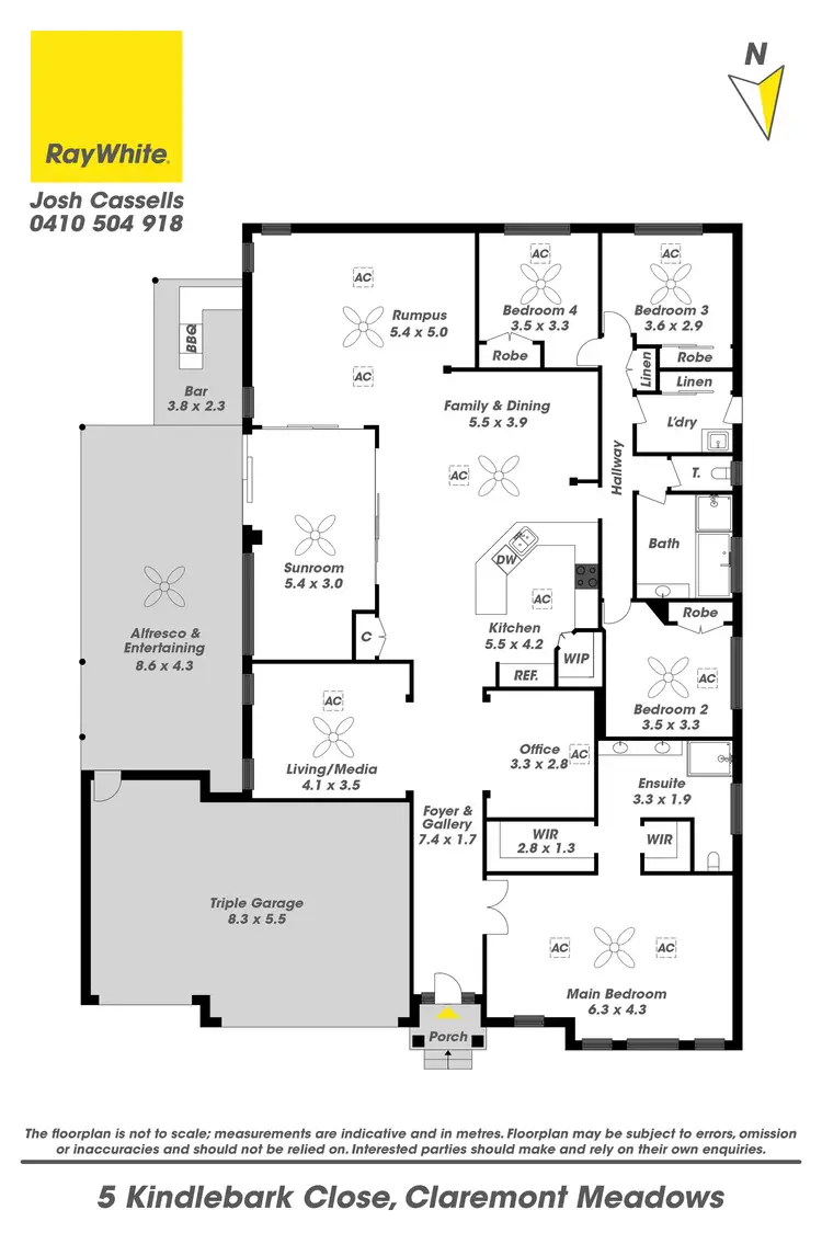 Floorplan of Homely house listing, 5 Kindlebark Close, Claremont Meadows NSW 2747