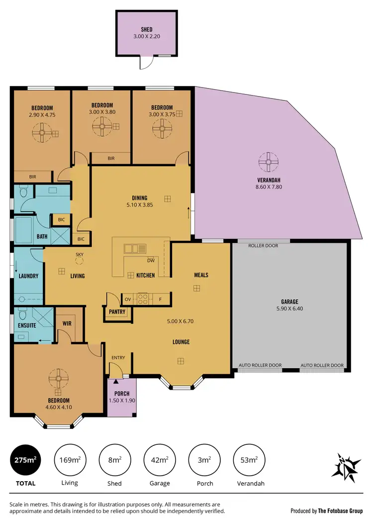 Floorplan of Homely house listing, 11 Tobin Crescent, Woodcroft SA 5162