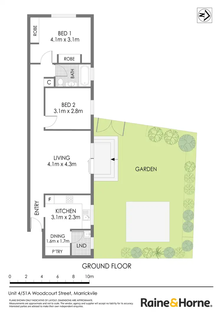 Floorplan of Homely apartment listing, 4/51a Woodcourt Street, Marrickville NSW 2204