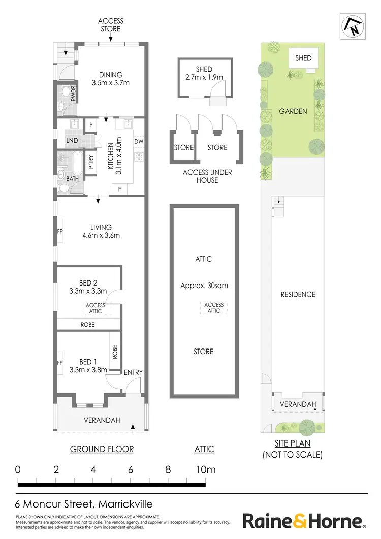 Floorplan of Homely house listing, 6 Moncur Street, Marrickville NSW 2204