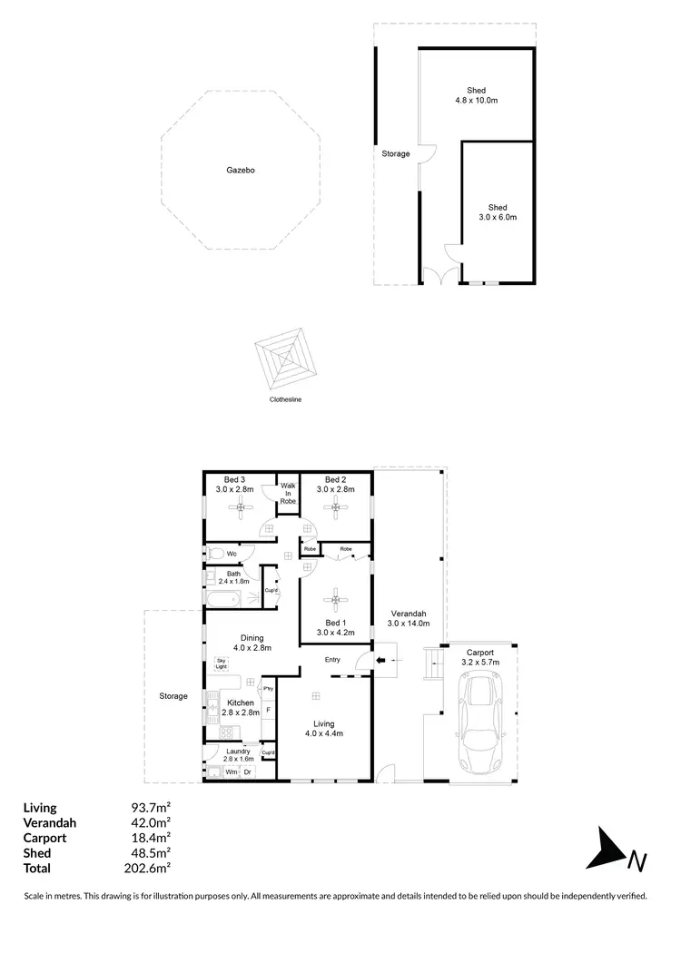 Floorplan of Homely house listing, 30 Wicklow Avenue, Athelstone SA 5076