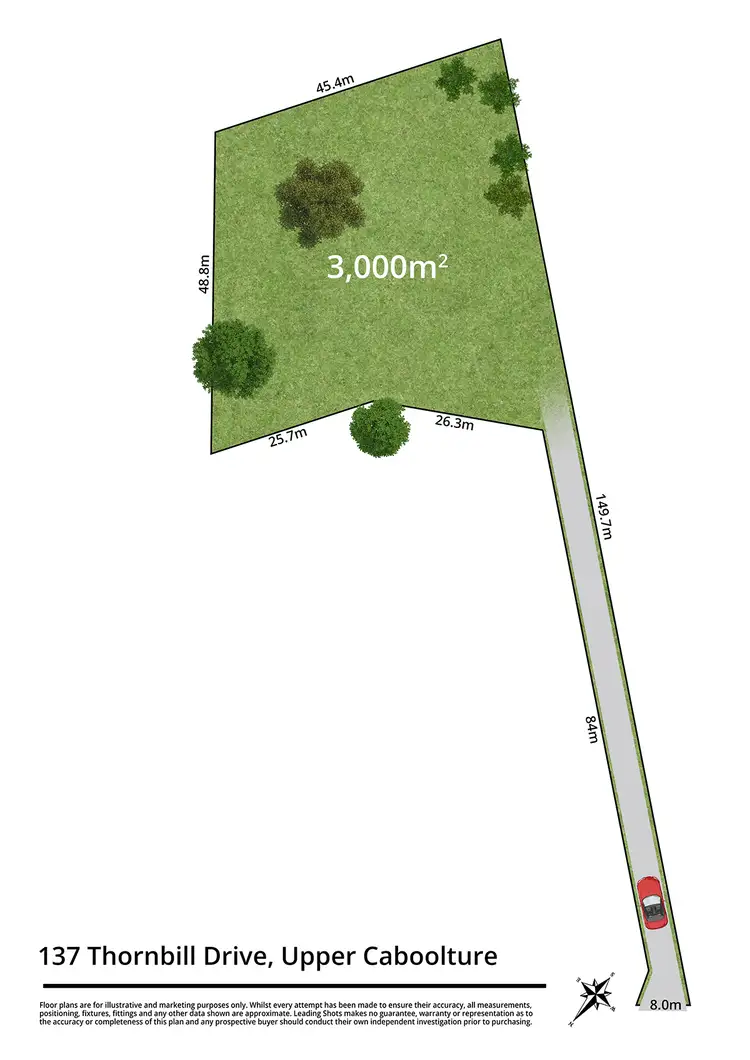 Floorplan of Homely land listing, 137 Thornbill Drive, Upper Caboolture QLD 4510