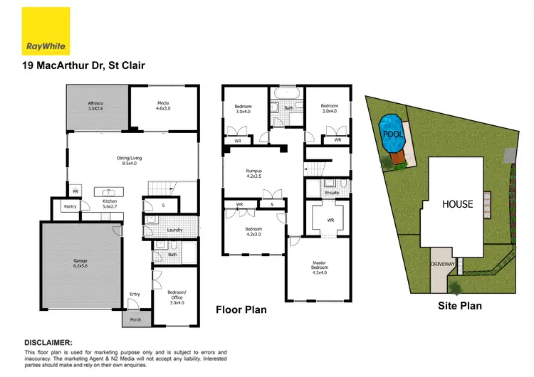 Floorplan of Homely house listing, 19 Macarthur Drive, St Clair NSW 2759