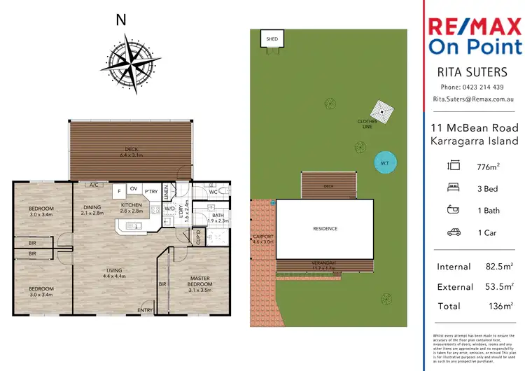 Floorplan of Homely house listing, 11 Mcbean Road, Karragarra Island QLD 4184