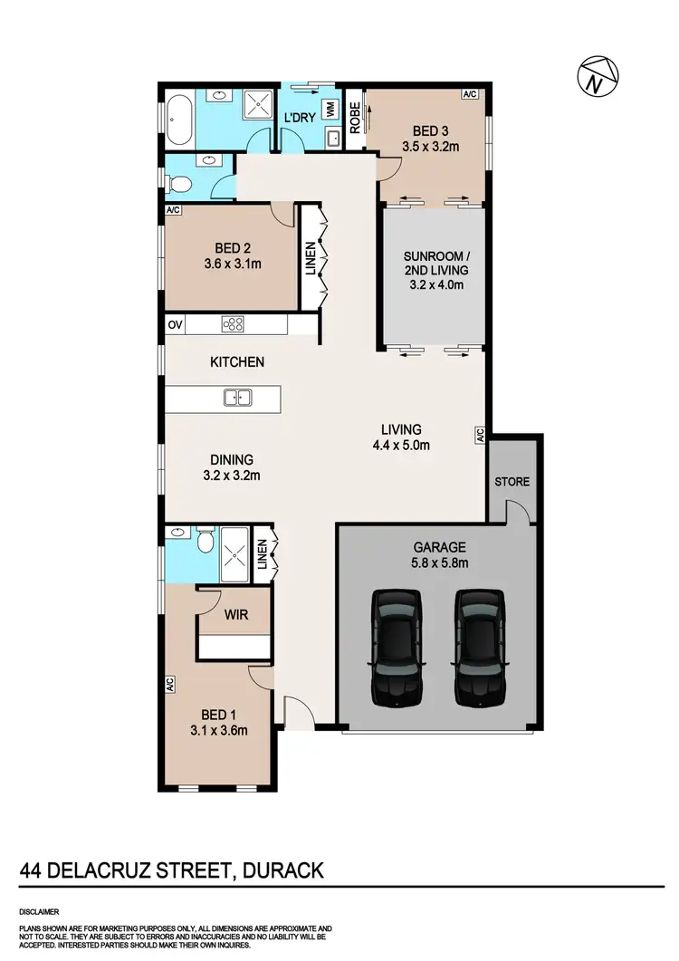 Floorplan of Homely house listing, 44 Delacruz Street, Durack NT 830