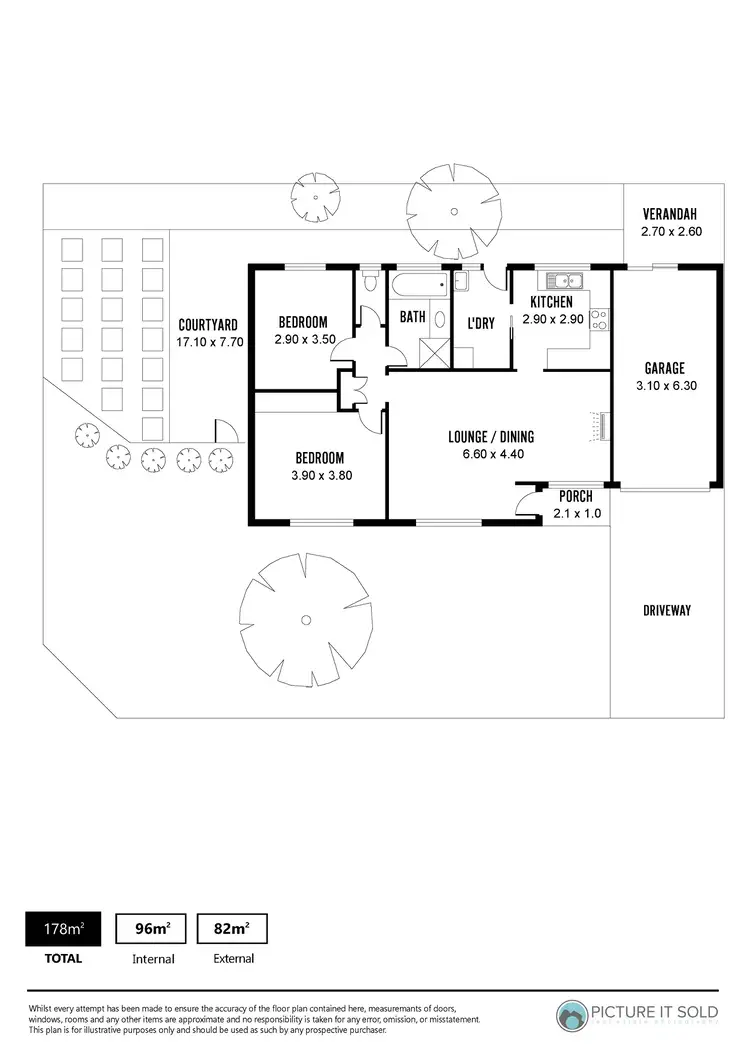 Floorplan of Homely unit listing, 10/56 Spring Street, Queenstown SA 5014