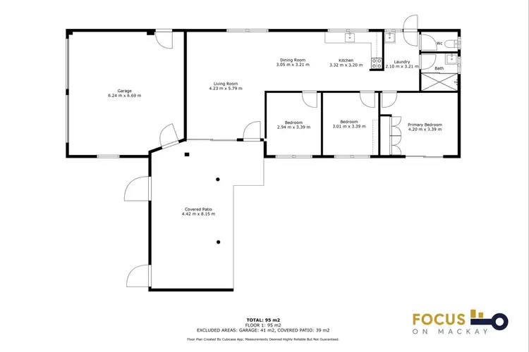 Floorplan of Homely house listing, 8 Casuarina Street, Slade Point QLD 4740