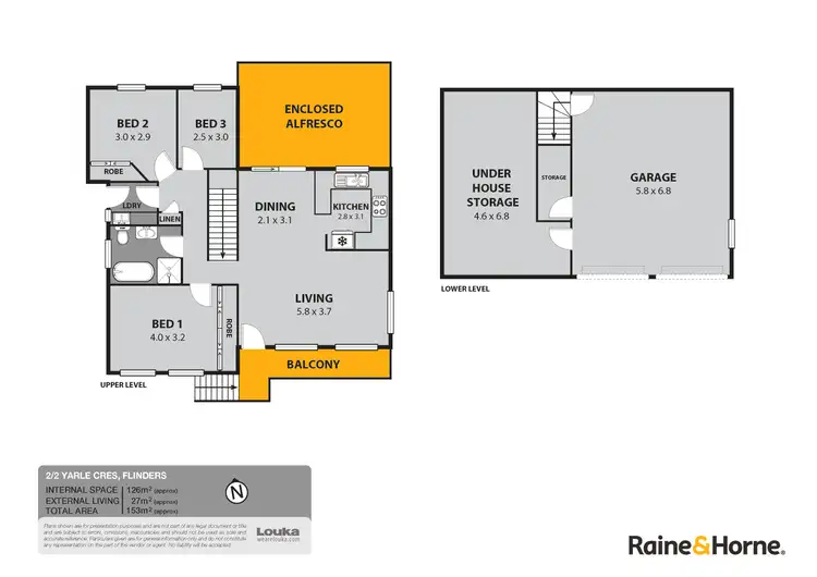 Floorplan of Homely house listing, 2/2 Yarle Crescent, Flinders NSW 2529