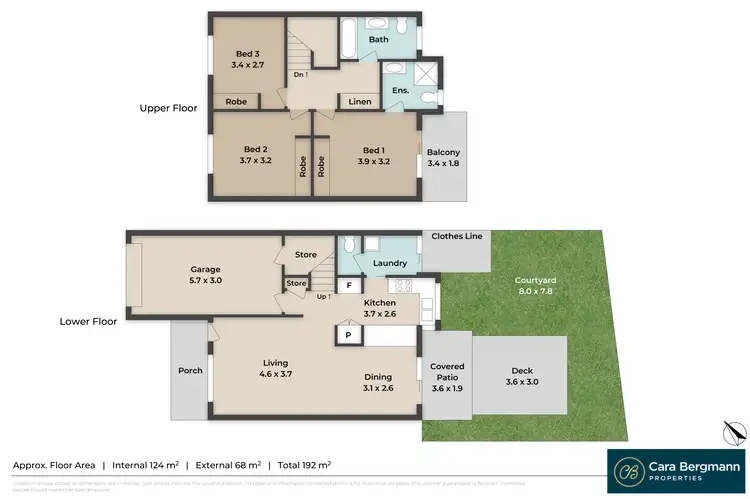 Floorplan of Homely townhouse listing, 36/235 Albany Creek Road, Bridgeman Downs QLD 4035