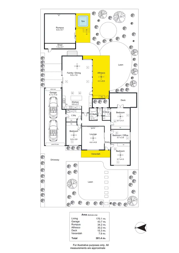 Floorplan of Homely house listing, 7 Winnall Street, Clapham SA 5062