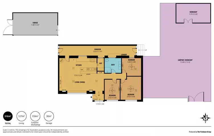 Floorplan of Homely house listing, 46 Sullivan Terrace, O'sullivan Beach SA 5166