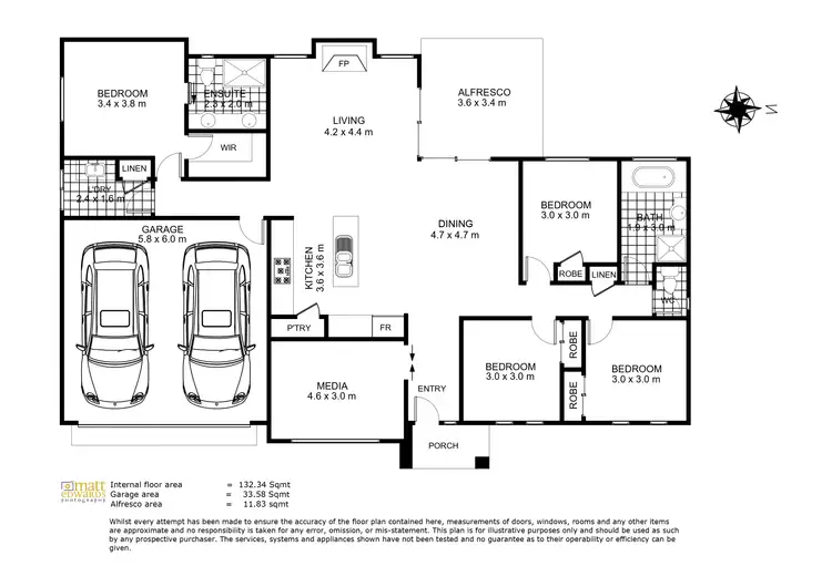 Floorplan of Homely house listing, 1 Kellett Drive, Westbrook QLD 4350