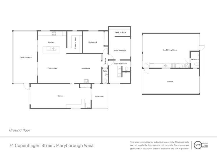 Floorplan of Homely house listing, 74 Copenhagen Street, Maryborough West QLD 4650