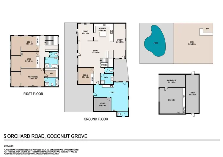 Floorplan of Homely house listing, 5 Orchard Road, Coconut Grove NT 810