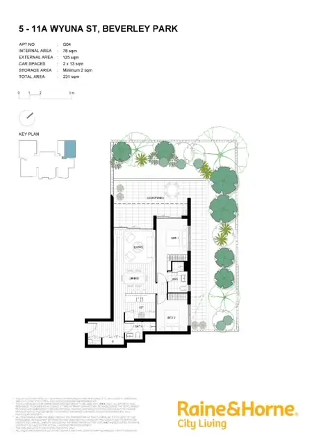 Floorplan of Homely apartment listing, G04/5 Wyuna Street, Beverley Park NSW 2217
