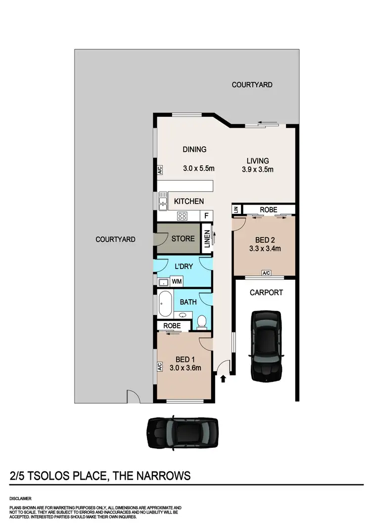 Floorplan of Homely villa listing, 2/5 TSOLOS PLACE, The Narrows NT 820