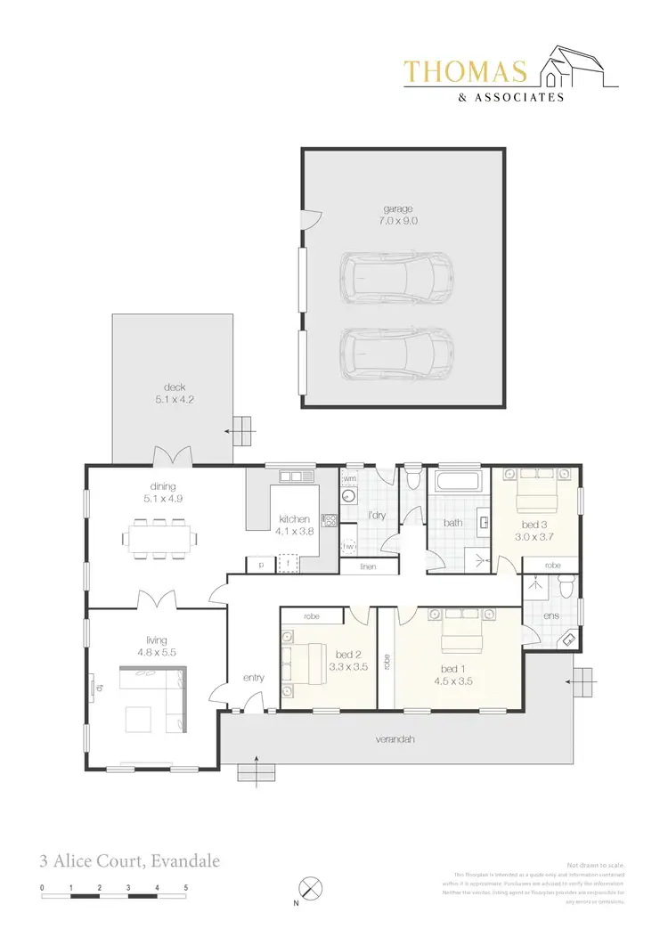 Floorplan of Homely house listing, 3 Alice Court, Evandale TAS 7212
