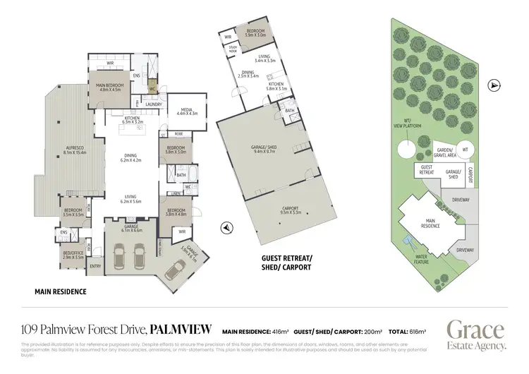 Floorplan of Homely house listing, 109 Palmview Forest Drive, Palmview QLD 4553