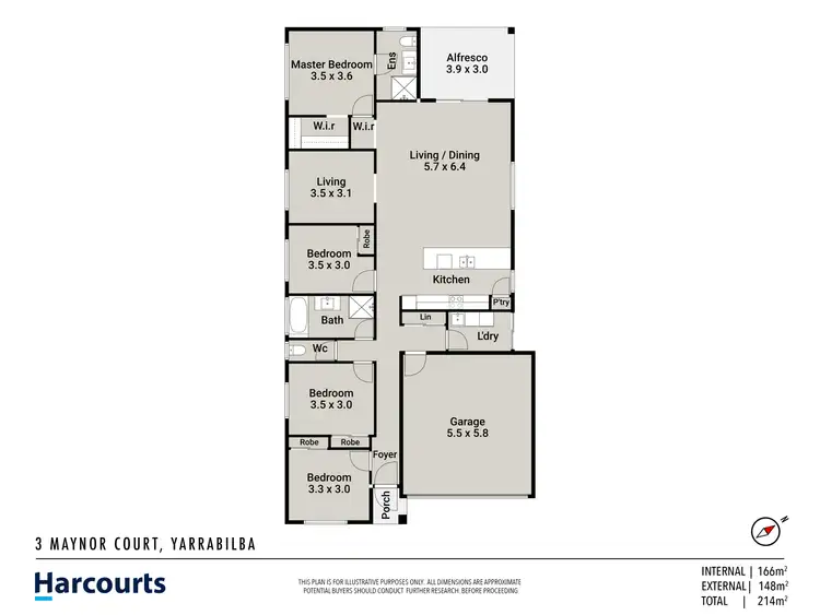Floorplan of Homely house listing, 3 Maynor Court, Yarrabilba QLD 4207