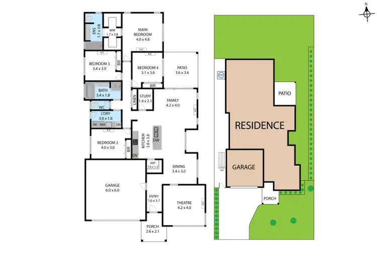 Floorplan of Homely house listing, 4 Pasco Drive, Burdell QLD 4818