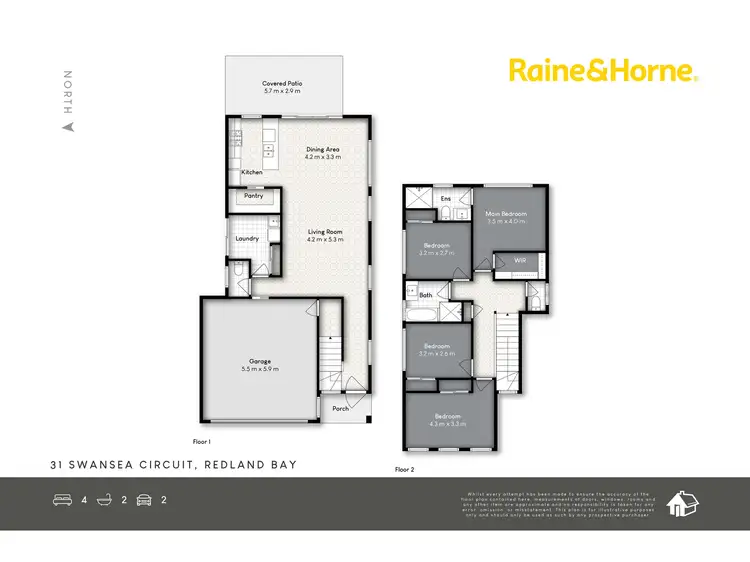 Floorplan of Homely house listing, 31 Swansea Circuit, Redland Bay QLD 4165