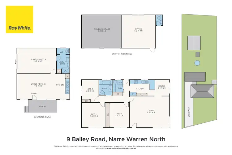 Floorplan of Homely house listing, 9 Bailey Road, Narre Warren North VIC 3804