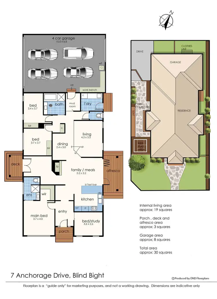 Floorplan of Homely house listing, 7 Anchorage Drive, Blind Bight VIC 3980