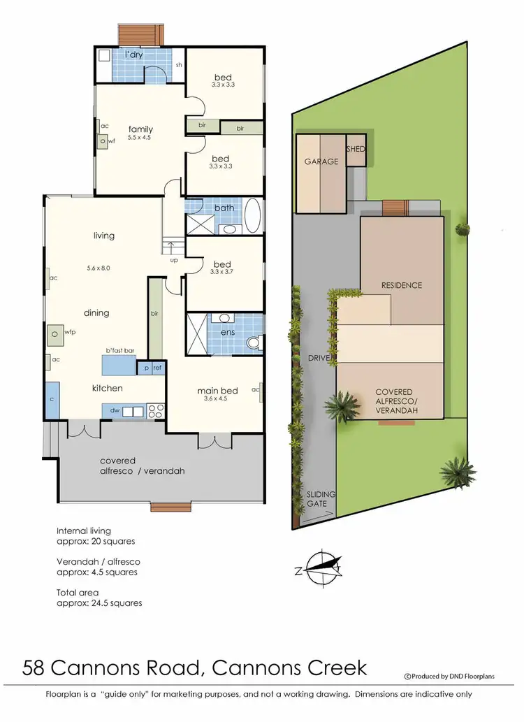 Floorplan of Homely house listing, 58 Cannons Creek Road, Cannons Creek VIC 3977