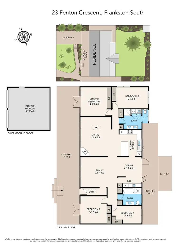 Floorplan of Homely house listing, 23 Fenton Crescent, Frankston South VIC 3199